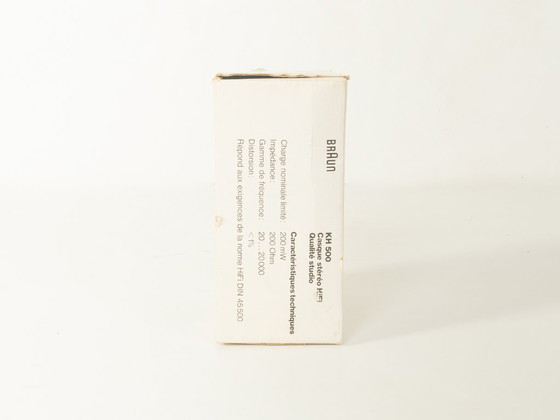 Auriculares KH 500, Dieter Rams, Braun, embalaje original – Objetos decorativos, Plástico (photo 13 of 14)