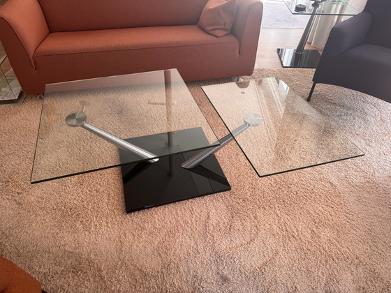 Naos Italy design Table basse – Tables basses, Verre, polished steel (photo 9 of 10)