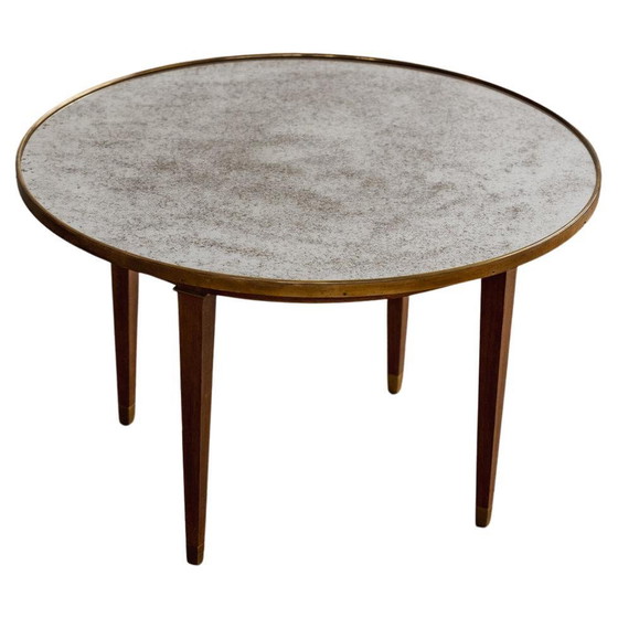 Table basse Aldo Tura en parchemin, Mod. 826, peau de chèvre teinte à la main, Italie, 1950 – Tables basses (photo 3 of 27)