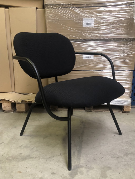 Unique design black armchair Richard Hutten model PI