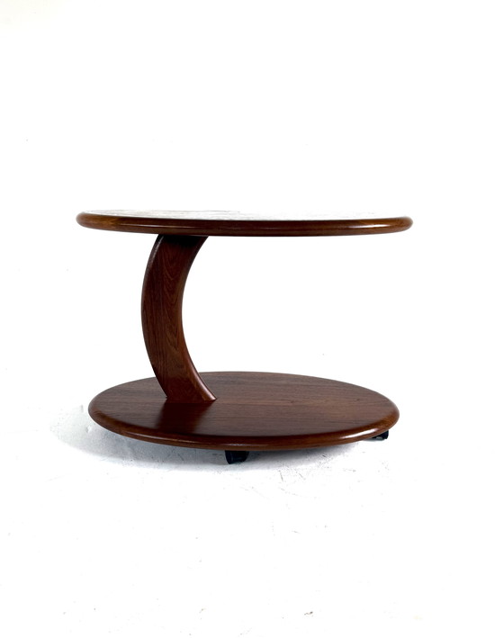 Image 1 of Chariot vintage danois en teck des années 80