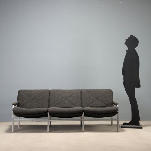 Divano Vintage di André Vandenbeuck – 3 5 zitsbanken, Aluminium (photo 2 of 11)