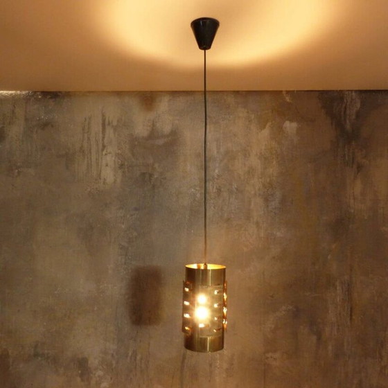 Image 1 of Vintage brutalist ceiling lamp by Svend Aage Holm Sørensen for Holm Sørensen and Co.