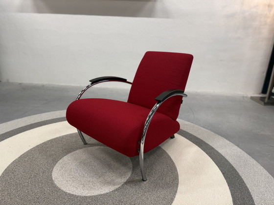 Image 1 of Gelderland Lotus 5470 Armchair Vidar red fabric