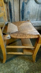 Chaise prie dieu paillÃ©e ancienne en hÃªtre – Fauteuils (photo 9 of 34)