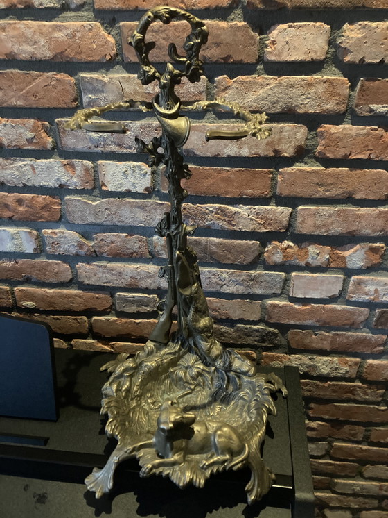 Image 1 of Franse paraplu standaard jacht thema