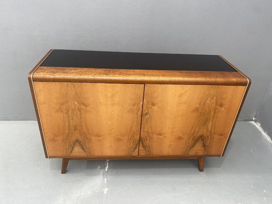 Image 1 of Kast met opaxietglas, Bohumil Landsman en Hubert Nepožitek, jaren 60