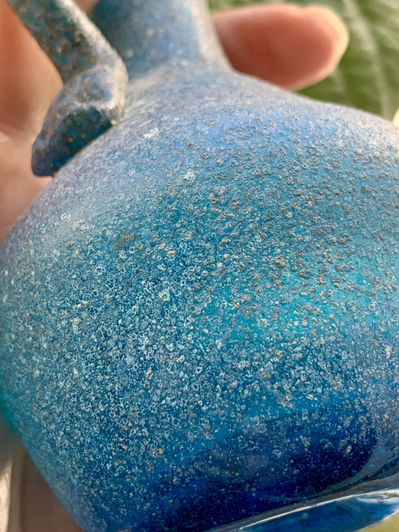 Petite aiguière Scavo Murano — col trilobé signature Seguso — vintage 13cm – Vases, Murano Glass (photo 11 of 15)