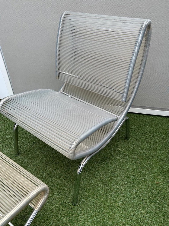 Image 1 of Hydra lounge chair met ottoman, Roberto semprini