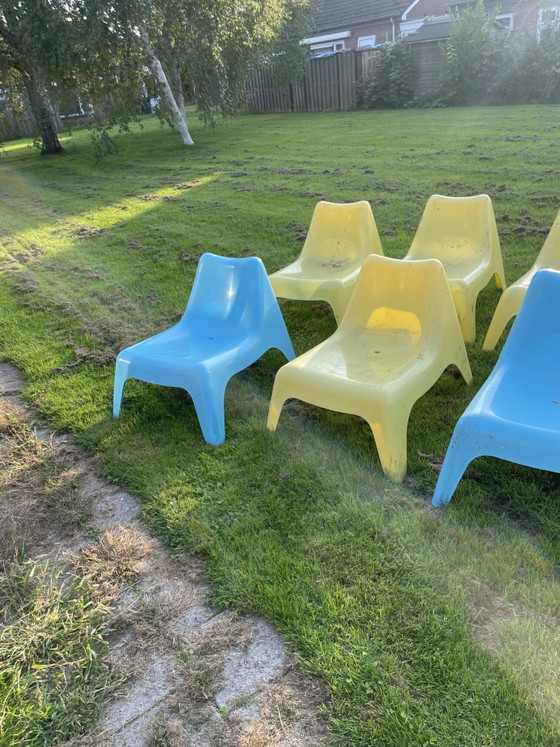 Sedie da giardino IKEA vintage 6x – Plastic (photo 3 of 5)