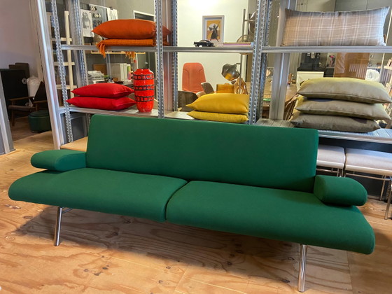 Harvink Armslag | 3 plazas | Restaurado | Lana verde – Sofás de 3 plazas, Wool, Metal (photo 3 of 12)