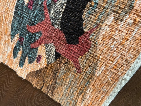 Image 1 of Vintage hand-woven wool wall hanging (Peru)