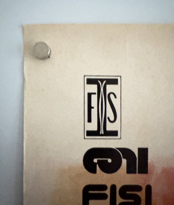 Image 1 of Campionati del Mondo di Sci Alpino Valtellina '85 – 1984 – Cartel original de Elvio Mainardi – 87 × 63 cm