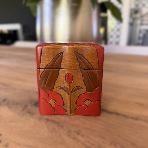 Boîte à cartes / Boîte de bridge ou de patience, École d'Amsterdam