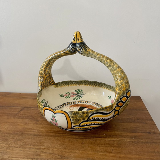 Image 1 of Henriot aardewerken mand