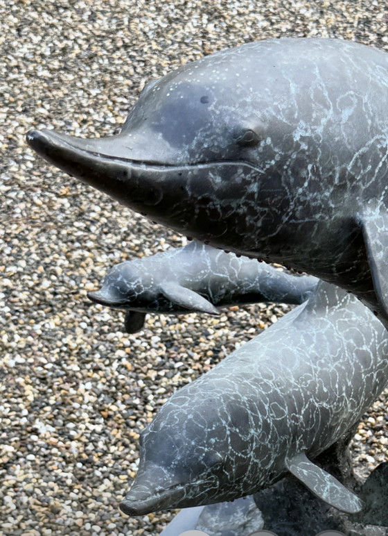 Bronzen Beeld Dolfijnen – Decoratieve objecten (photo 5 of 5)