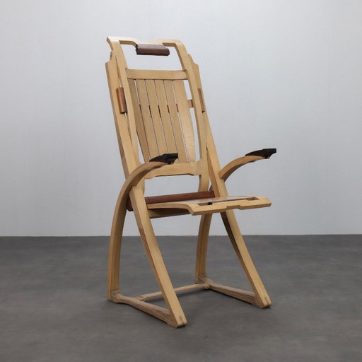 Prototipo della sedia “Rolsa” di J. Limperg, Paesi Bassi, anni '60 – fauteuils, Wood