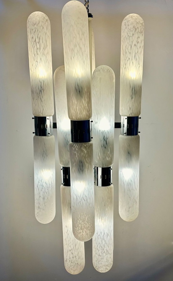 Image 1 of Lampadario italiano 1970 di Aldo NASON per Mazzega