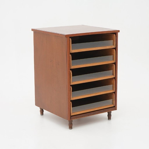 Meuble à tiroirs pour documents de bureau, années 1960