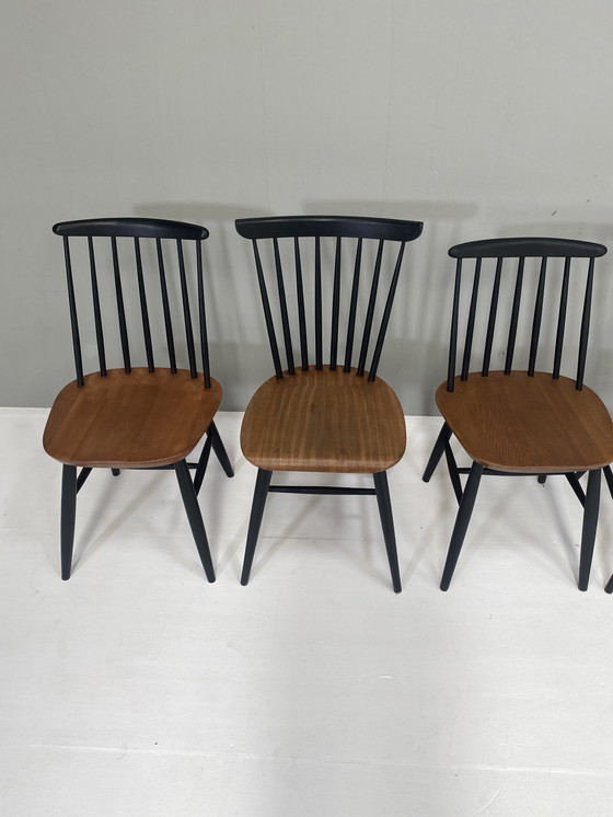 Image 1 of 4x Tapiovaara Eetkamerstoelen