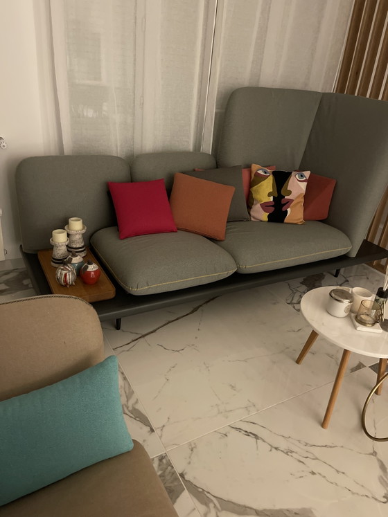 Grand Canapé 3 Places Design Berto Salotti – Canapés 3 places, Textile (photo 7 of 8)