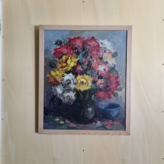 Image 1 of Flower still life 50x60 cm