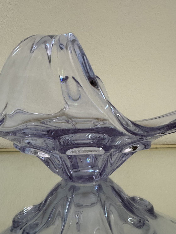 Image 1 of 60s neodymium crystal bowl