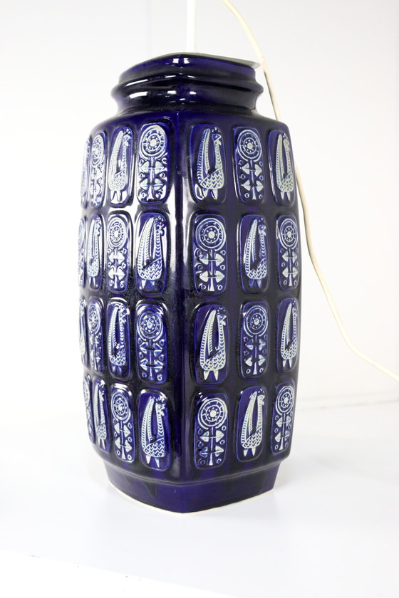 Image 1 of West Germany Ceramic Floor Lamp 942-45 Vintage