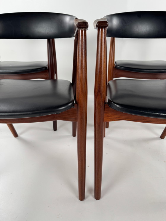 Image 1 of Farstrup Modell 213 Esszimmerstühle von Thomas Harlev – Set aus 4 dänischen modernen Ikonen