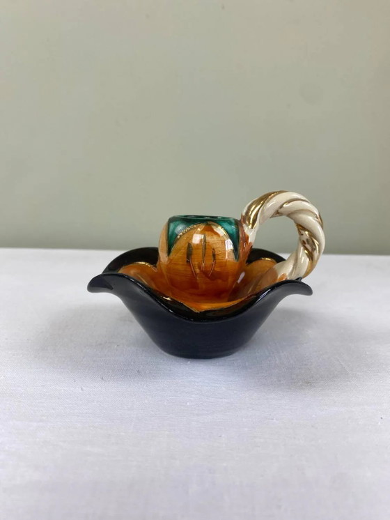 Vintage Vallauris candle holder – Porcelain, Ceramic (photo 5 of 10)