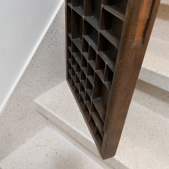 Image 1 of Tableau à lettres en bois massif