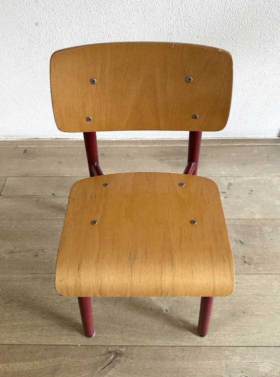 Image 1 of Vintage Presikhaaf school chair