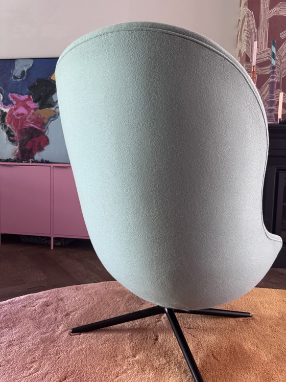 Norman Copenhagen Hyg lounge chair high swivel – Normann Copenhagen, Armchairs, Plastic, Textile (photo 4 of 5)
