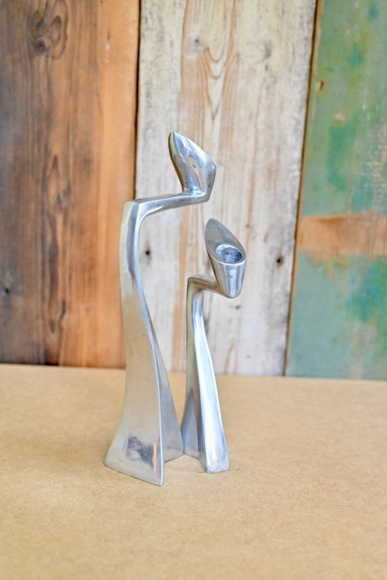 Image 1 of Par de candelabros - "Cisne" - Serie Arclumis - Matthew Hilton para SCP Inglaterra