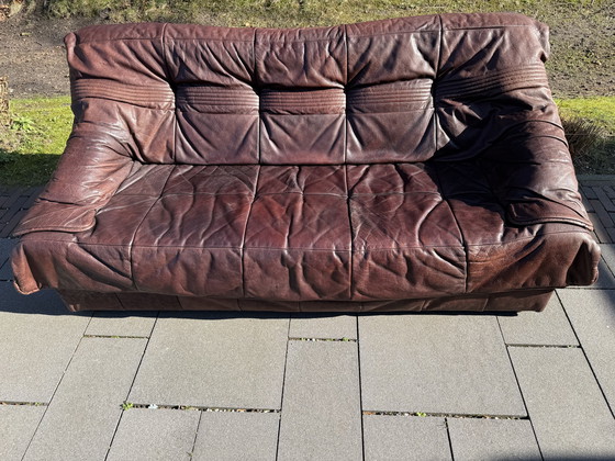 Image 1 of Ledersofa aus den Siebzigern