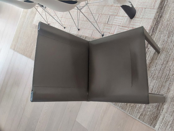 6 Italiaanse Eetkamerstoelen van Carlo Bartoli voor Mateo Grassi – Leather (photo 4 of 7)