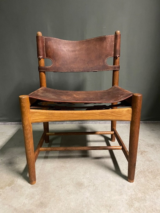 Image 1 of 4 BØRGE MOGENSEN 'SPANISH' DINING CHAIRS FOR FREDERICIA, 1960