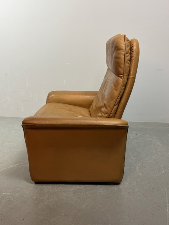 Image 1 of Mid-Century Design De Sede Cognac Leather Lounge Chair Model DS-50, Switzerland 1970s.
