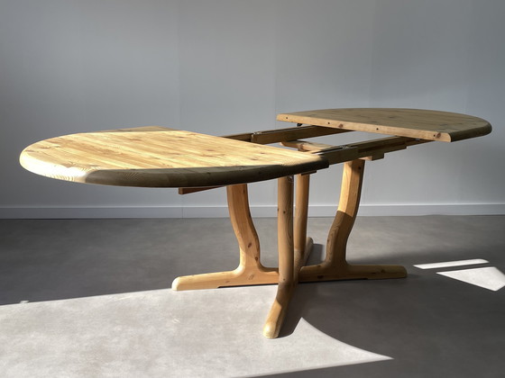Image 1 of Extendable Scandinavian table in the style of Rainer Daumiller, Dyrlund, 1980s