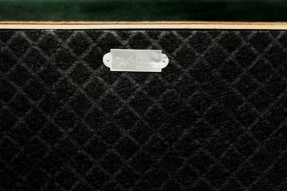 Image 1 of Divano e sedia vintage in palissandro norvegese e velluto verde bottiglia di Knut Sæter per Vatne Møbler, anni '60, set di 2