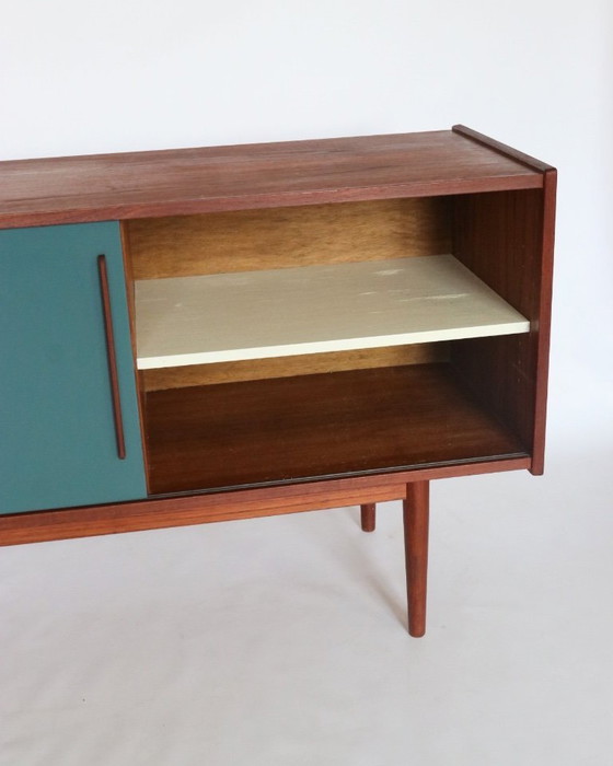 Image 1 of Vintage Danish design teak TV cabinet sideboard