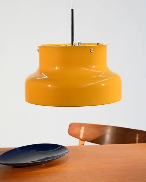 Bumling - lámpara colgante de diseño amarilla 60 cm de Atelje Lyktan – Lámparas colgantes, Aluminium (photo 4 of 5)