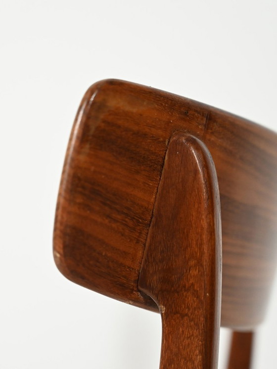 Image 1 of Set of six Scandinavian teak dining chairs, 1960s