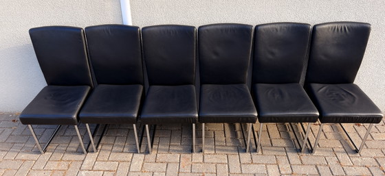Image 1 of 6 Rolf Benz 7400 stoelen