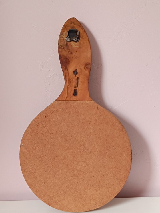 Image 1 of Vintage wooden hand mirror