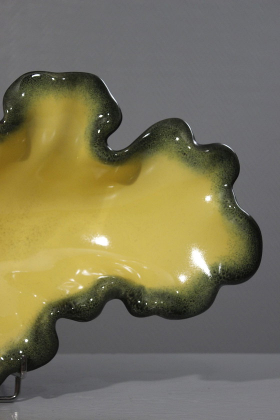 Image 1 of Grande coupe à fruits céramique vintage forme libre Ceramidi Marseille 1950s