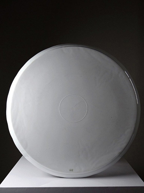 Image 1 of Large vintage/antique white fine Limoges porcelain pie dish