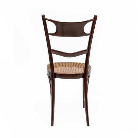 Image 1 of Ensemble de six chaises Thonet napolitaines en hêtre courbé du début du XXe siècle, Sautto & Liberale