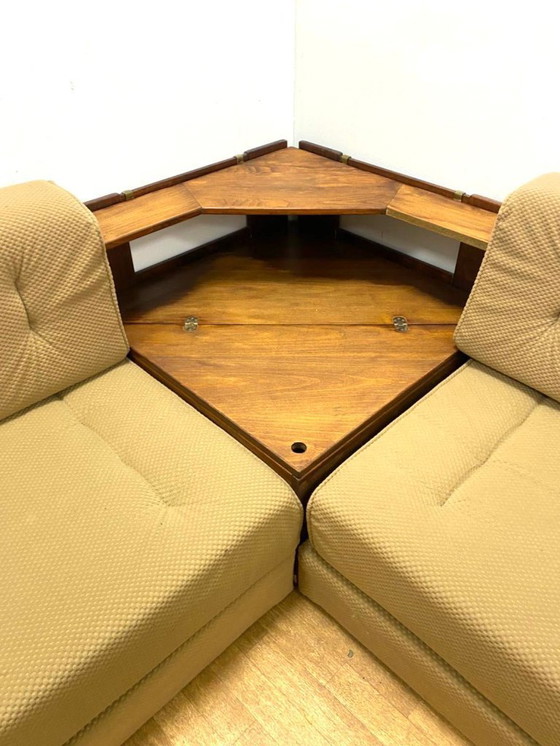 Image 1 of Sofá esquinero Mid-Century de Dřevotvar, diseño checo de los años 60 y 70