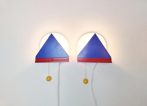 Image 1 of 2 x Vintage IKEA Stoja wandlampjes jaren’90